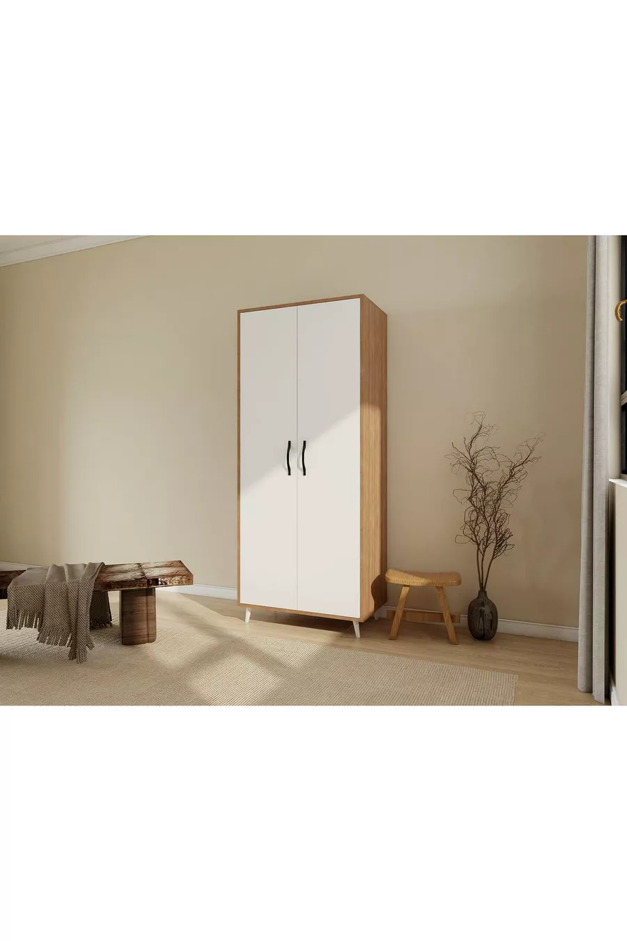 Armoire Aspendos à 2 portes / M. Kiraz Couleur blanche