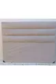 Titre DK Double Taille 'Lit Horizontal Tranché Tissu Crème en Poil de Poulain Fait Main