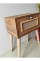 Table de chevet Rétro Table de chevet Modèle de chevet avec porte