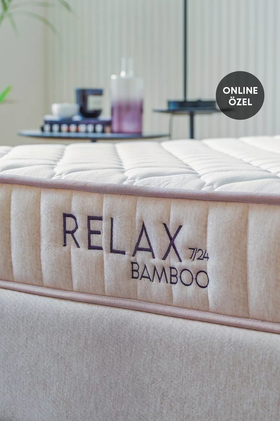 Relax 7/ Matelas à ressorts en rouleaux de bambou