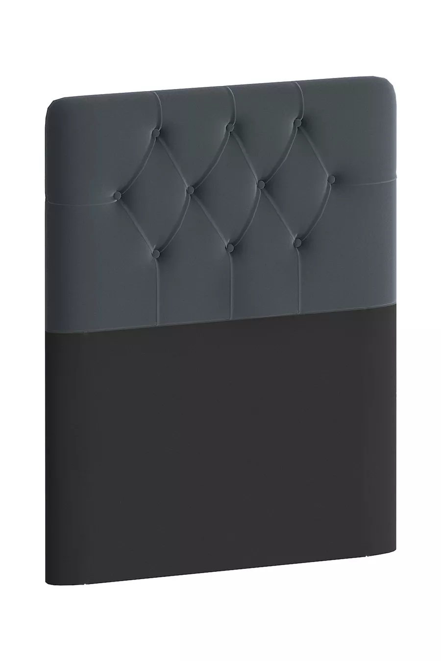 Tête de lit, tête de lit en tissu magnolia anthracite, options de taille