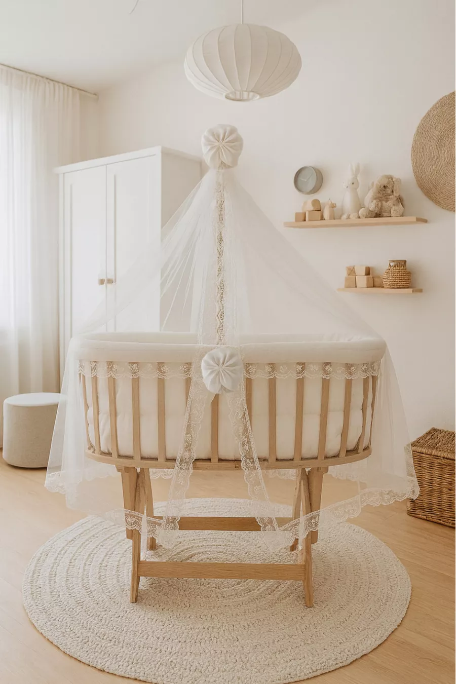 Berceau à panier d'Amed (LIT INCLUS) 0-2 ans