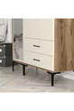 Armoire à trois portes Kumsal Rt - Crème