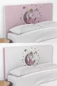 Housse de tête de lit réversible avec motif fille assise sur la lune