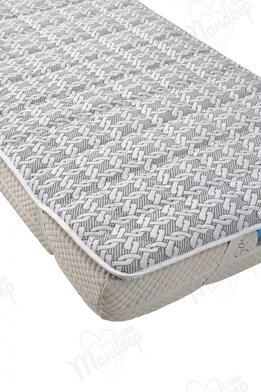Matelas surélevé orthopédique Kapitenoli | Doux, confortable, avec soutien lombaire et dorsal