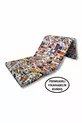 Lit pliant simple avec matelas en mousse pliable 8 cm gris épais Love