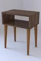 Table de chevet rétro - Noyer