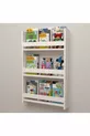Bibliothèque éducative blanche Montessori pour chambre d'enfant