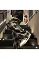 Bas de pyjama/survêtement unisexe confortable à motif à carreaux