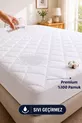 Protection de matelas ajustée en coton matelassé  % premium, entièrement imperméable aux liquides, taille simple, double et king