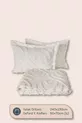 Jun Set de Housse de Lit Double CRÈME - Ensemble de Couverture Bohème Scandinave à Franges - Boîte et Emballage Élégants
