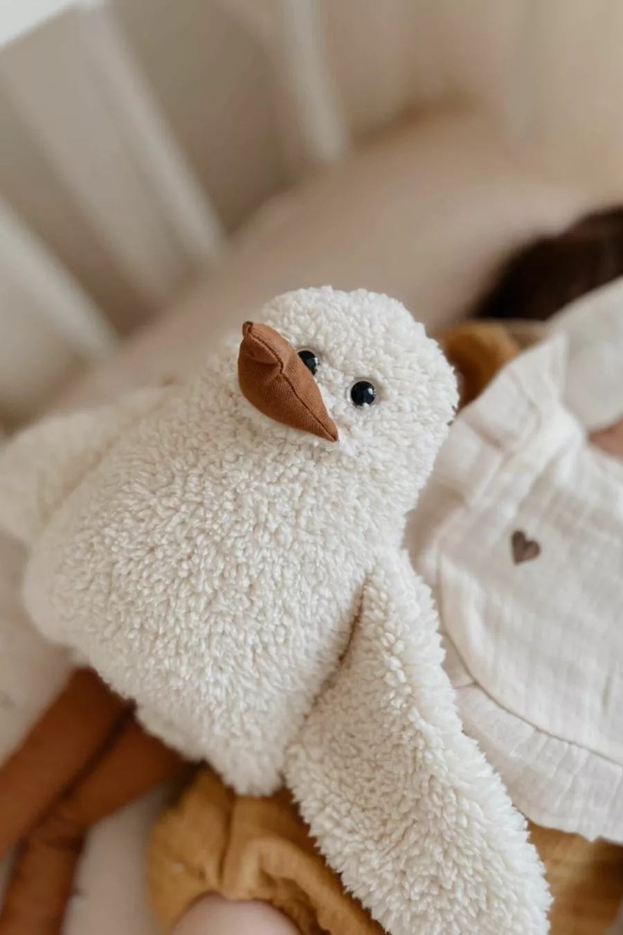 Oreiller Canard Duffy Compagnon de Sommeil pour Enfant et Bébé