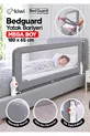 Barrière de sécurité pour bébé – Barrière de lit pliable pour enfant, anti-chute – CM Gris