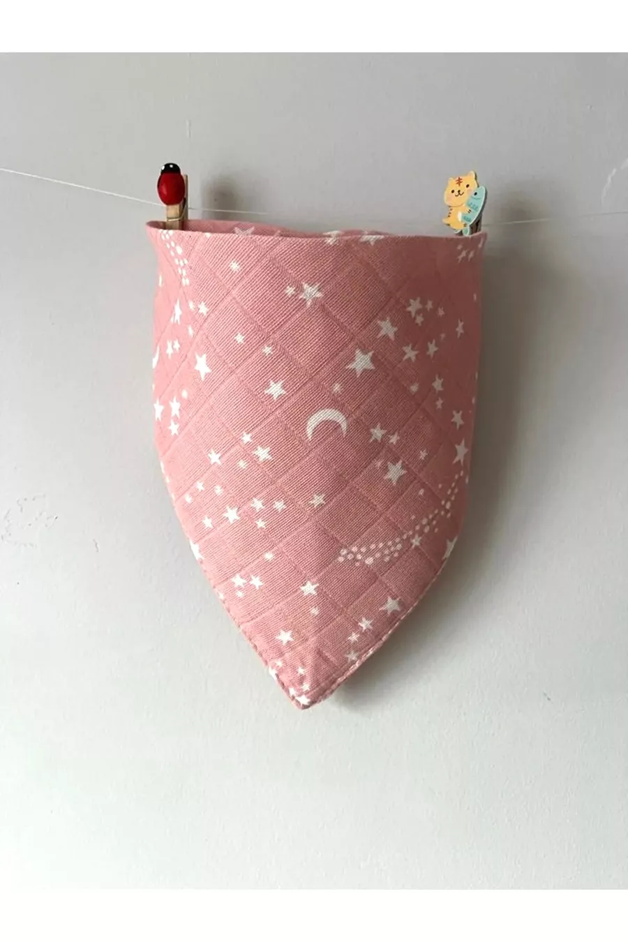 (4 PIÈCES) Bavoir & Foulard pour Bébé en Tissu Mousseline avec Pressions Run Baby