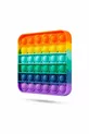 Popit Carré Arc-en-ciel Jouet Sensoriel Développement Mental Jeu Anti-Stress ,,5cm Pop It