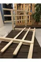Barrière de protection pour lit bébé et enfant en bois naturel, garde-corps de lit  cm -  cm