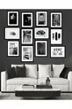 Tableau en MDF décoratif Set de  pièces 3 mm - Décoration murale pour salon, salle à manger et chambre à coucher