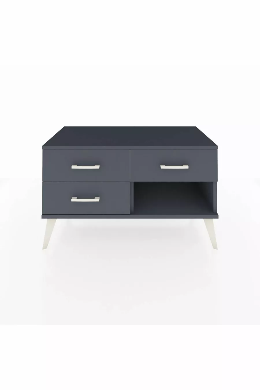Commode Hyperion 3 tiroirs Anthracite-Anthracite