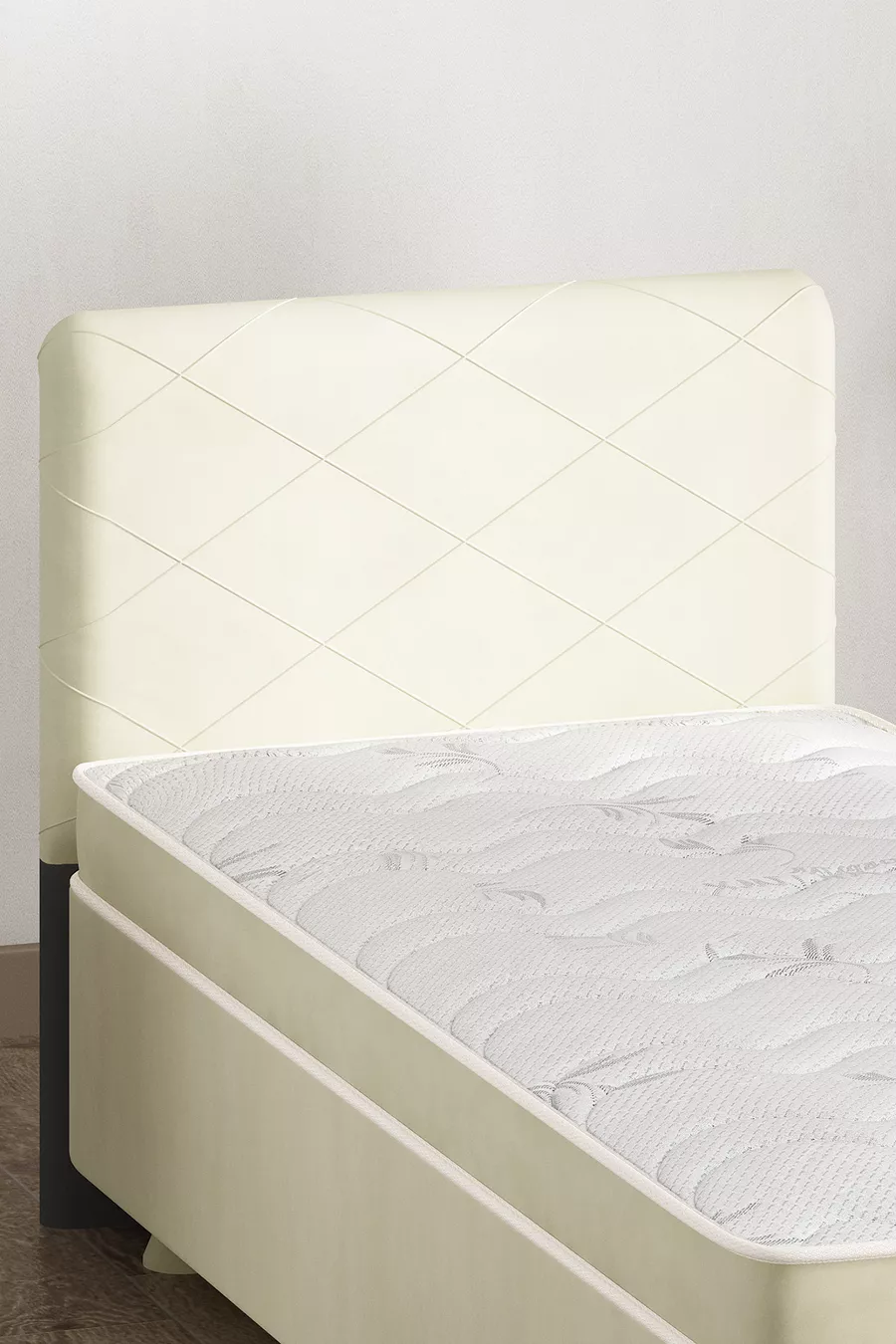 Housse de tête de lit, Housse de tête de lit Mimosa crème