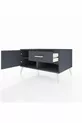 Commode Kronos avec une étagère, un tiroir et une porte, Anthracite-Anthracite