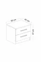 -château Commode 2c-doré