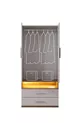 Lit superposé, ensemble chambre jeune Milano avec bureau double, lit superposé moderne + armoire moderne à trois portes