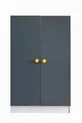 Lit superposé, lit superposé Metris avec table et armoire, 2 matelas Comfort