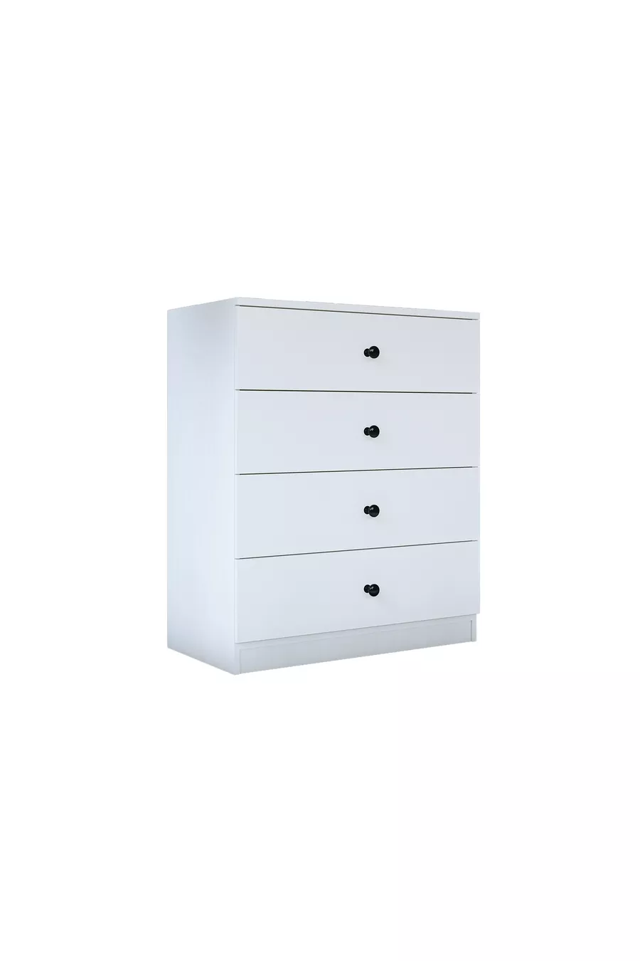 COMMODE ALMİNA, 4 TIROIRS, BLANCHE
