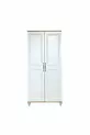 Armoire MDF 2 portes de haute qualité Sicile | Revêtement Rehau | Pieds en hêtre