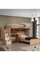 Lits superposés, Lit Aura Ranza avec table et 2 matelas Comfort
