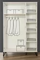 Chambre d'enfant Safir - Armoire 3 portes, Lit, Table de chevet, Commode, Bureau