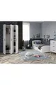 Ensemble de Chambre d'Enfant Soft Blanc - Lit, Armoire à 3 Portes, Commode à 3 Tiroirs, Tout en MDF