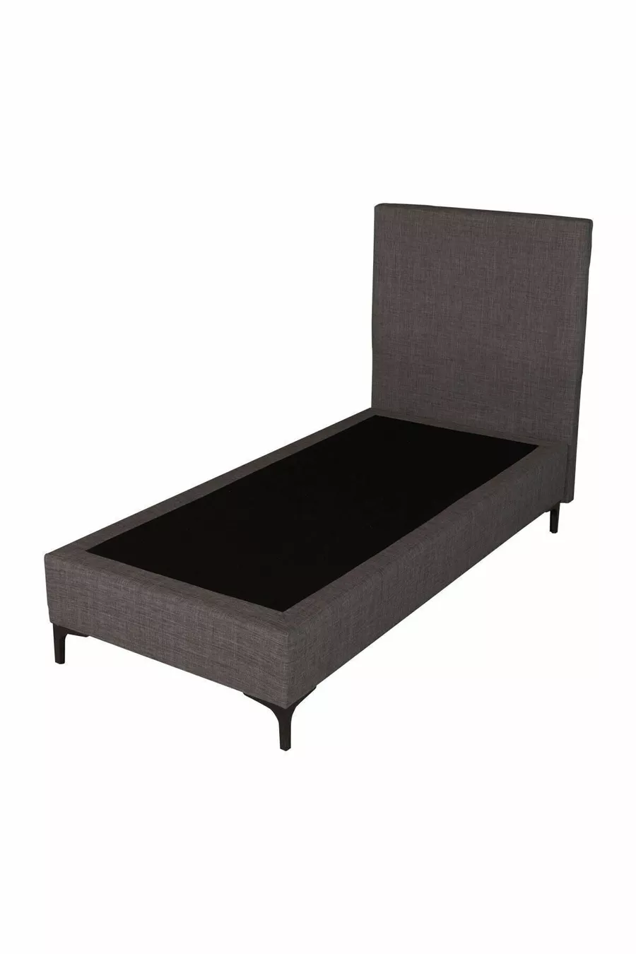 Luna Base sans tiroir (SANS TÊTE DE LIT) Anthracite