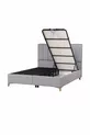 Ensemble Tête de Lit et Sommier avec Coffre Gold Therapy Gris (LIT NON INCLUS)