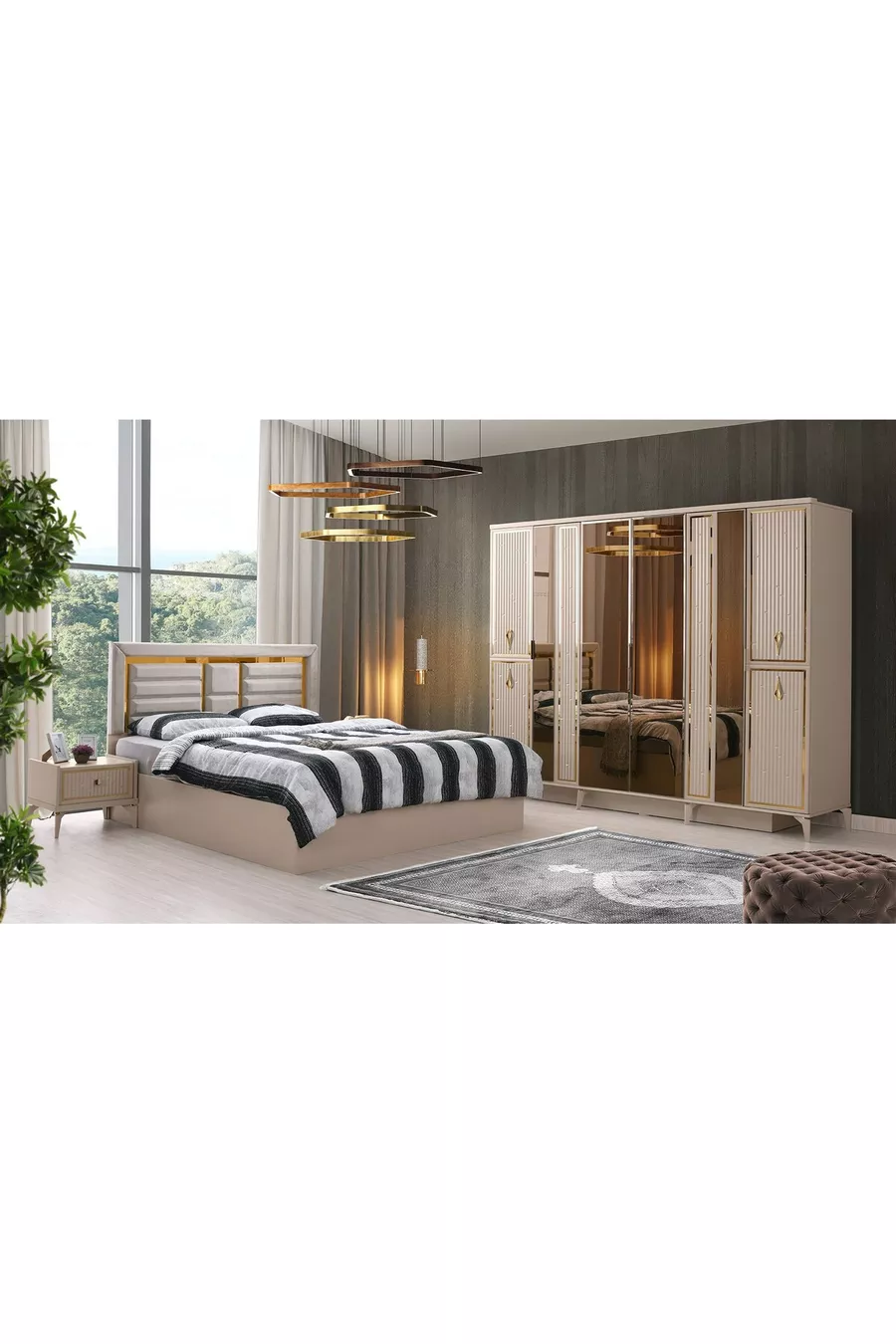 Ensemble de chambre à coucher Şehzade KumBeji Marmaris