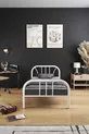 Lit en fer forgé Royal Metal blanc pour une personne