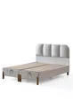 Ensemble Confort Bohem Prime pour Deux Personnes – Matelas à Ressorts Ensachés + Coffre-lit + Tête de Lit