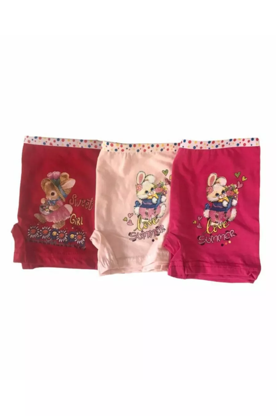 Lot de 3 boxers pour filles