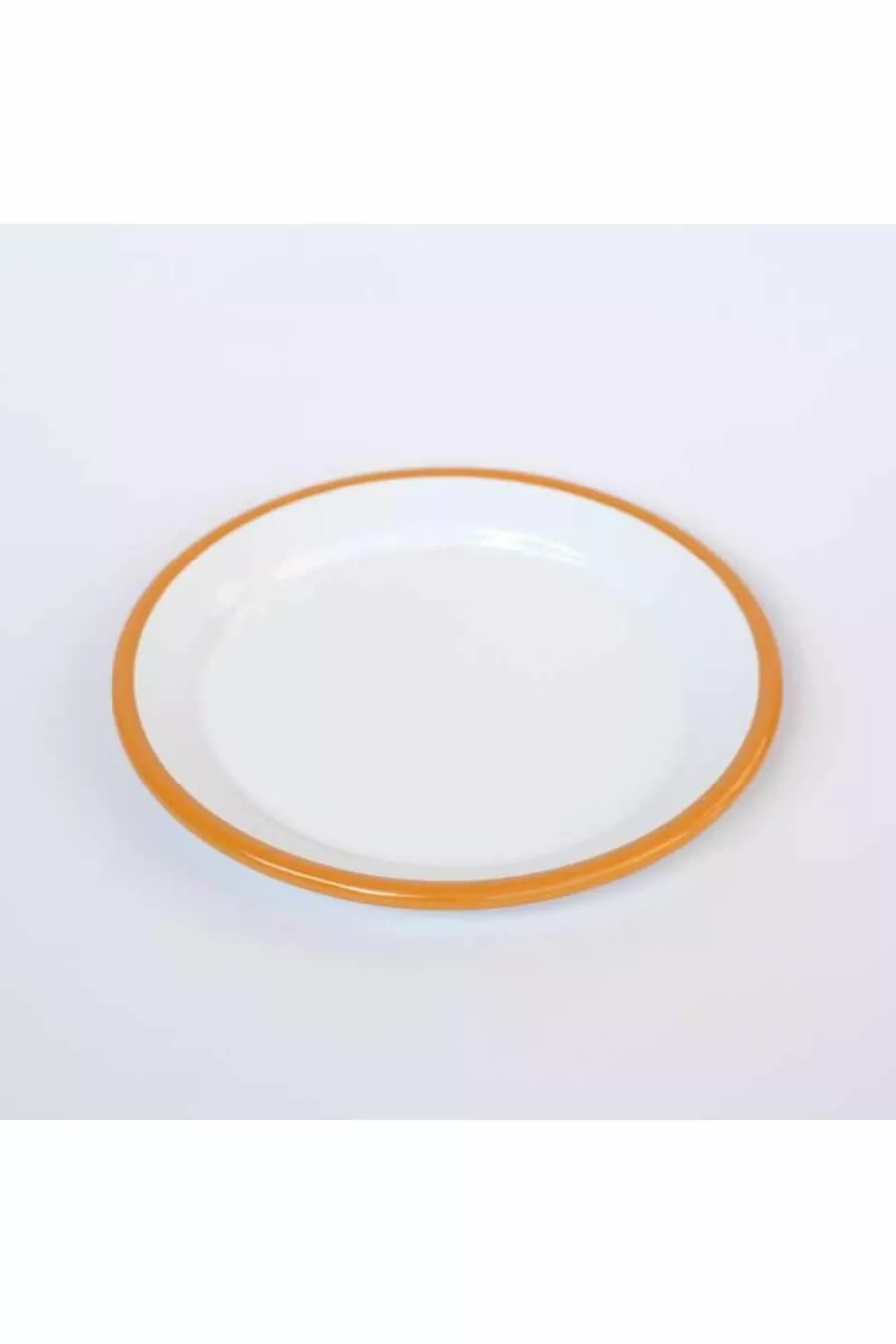 Plat de service émaillé cm Jaune Oxyde