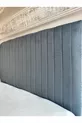 Housse de tête de lit pour sommier en lin Sonne Design  Cm Anthracite