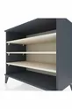 Commode Hyperion 3 étagères Anthracite-Pierre de lune