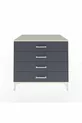 Commode Kronos 4 tiroirs Pierre de lune-Anthracite