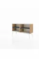 Commode Arges à 2 étagères Pin-Ayatş/Anthracite
