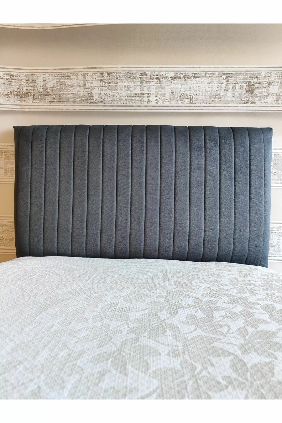 Housse de tête de lit en lin Sonne Keten Baza  Cm Anthracite