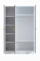 Lit superposé, armoire 3 portes Metris avec lit superposé junior