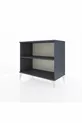 Commode Hyperion à une seule étagère Anthracite-Anthracite