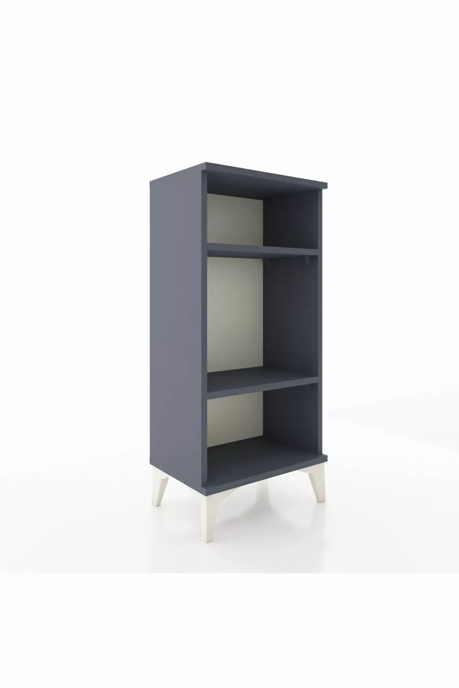 Chevet Arges à 2 étagères Anthracite-Anthracite