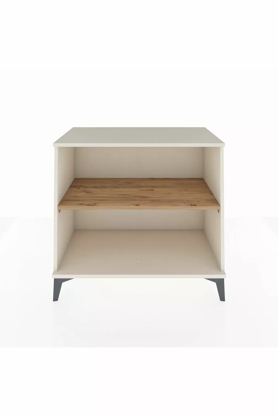 Commode Hyperion à une seule étagère Pierre de lune-Pin