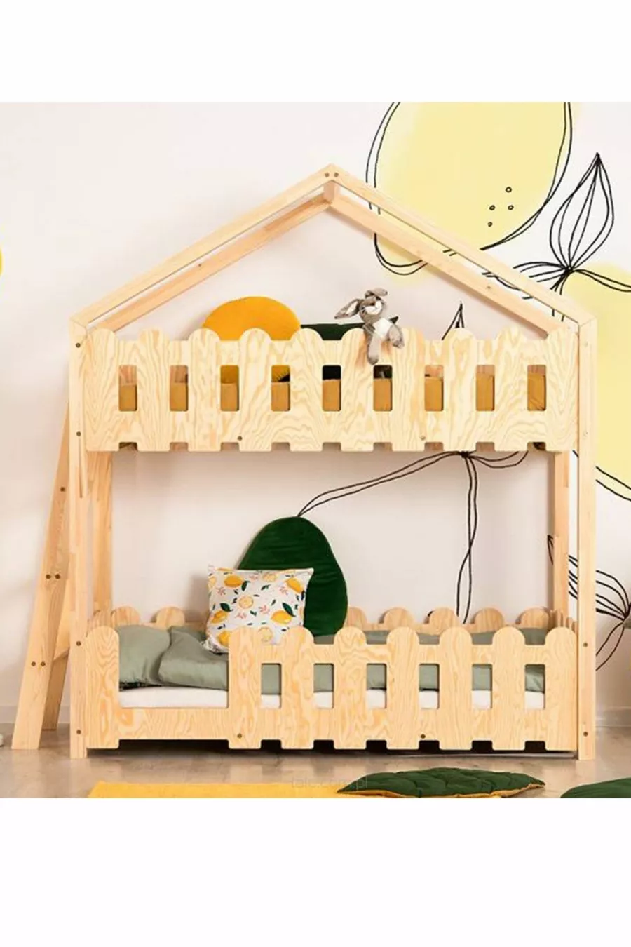 Lit superposé pour enfants Montessori Markaawm Palazzo avec structure