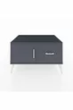 Commode Kronos avec une étagère, un tiroir et une porte, Anthracite-Anthracite